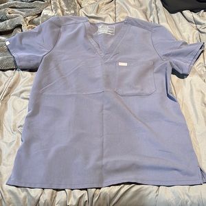 Space Navy Figs Catarina Scrub Top